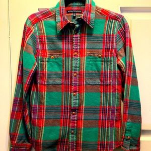 Ralph Lauren Vibrant Plaid Shirt women’s 8